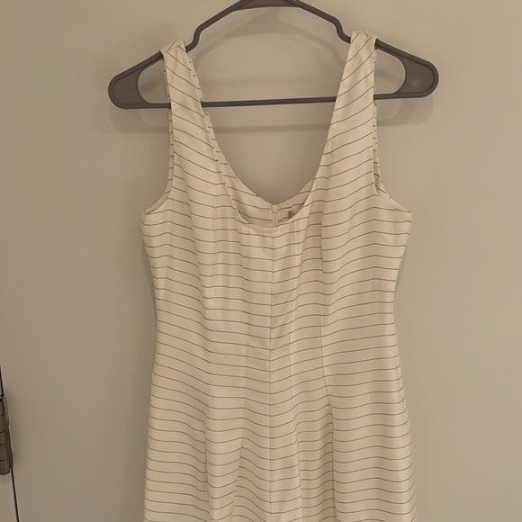 Keepsake the Label Fever Striped Wide Leg Ivory Jumpsuit, NWT Size 4 - Picture 5 of 15